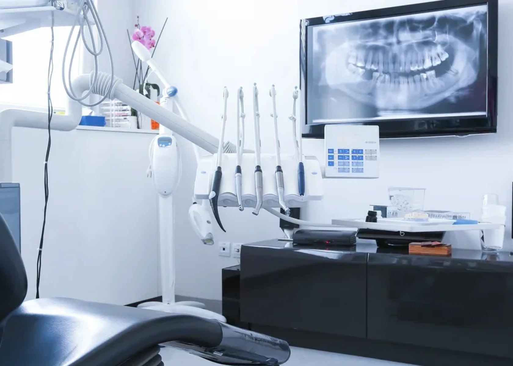 Dental office with modern equipment